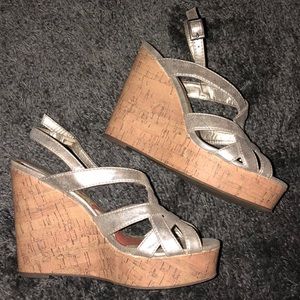 Silver Wedges- Size 7.5